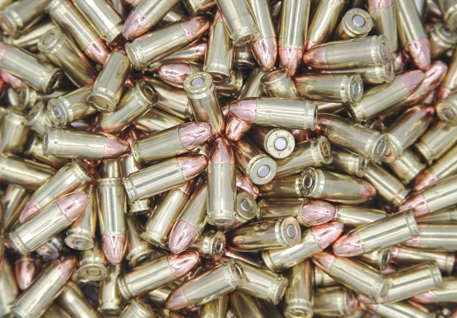 9mm Luger (9x19) Brass casings with 115gr, Round Nose bullet